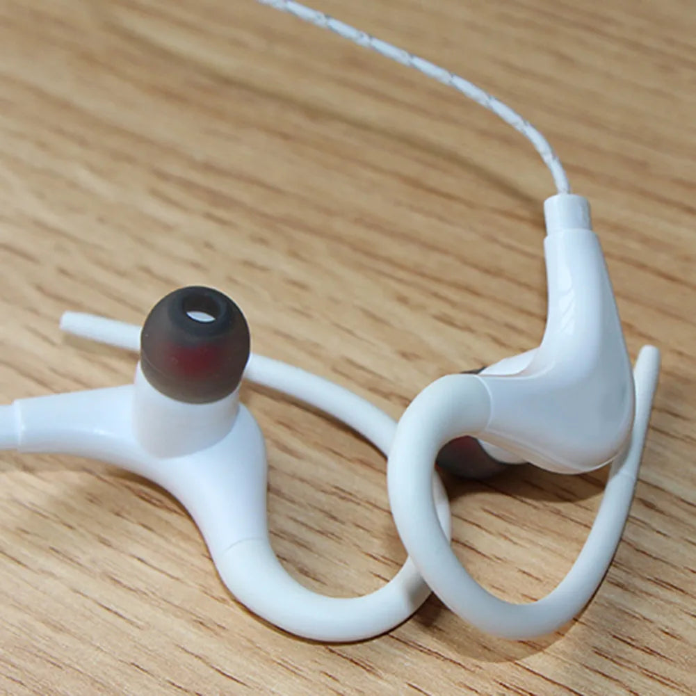 Fanmuran Wired Sport Earphones Waterproof Ear Hook Earbuds 3.5mm