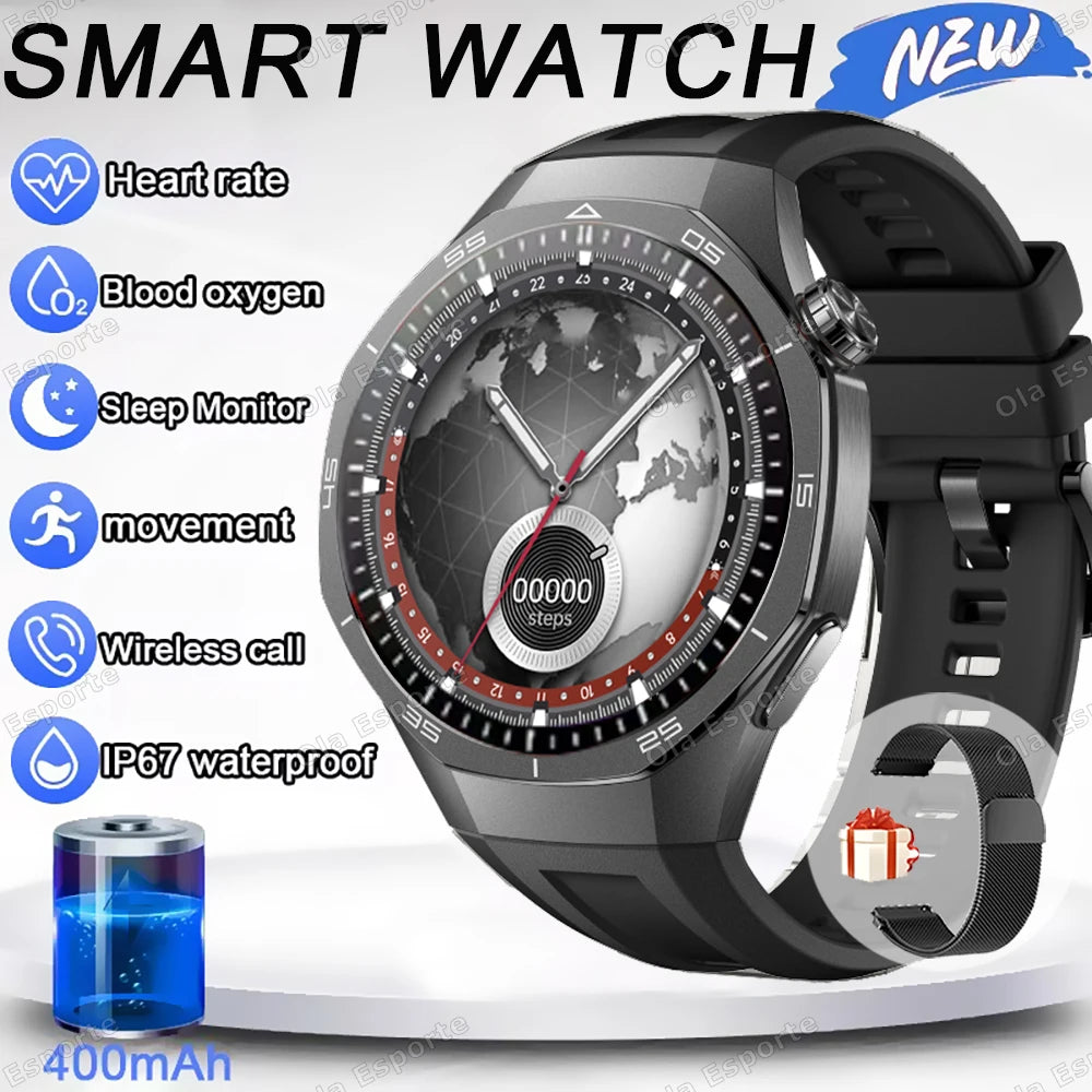 Ola Esporte Smart Watch | ECG, NFC, Bluetooth Call – Android & iOS