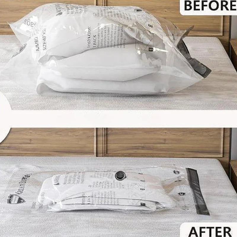 3pcs Vacuum Compression Bag Storage Bag Quilt Clothing Clothes Special Down Jacket Quilt Suitcase Travel Pumping Bag Oasis Select