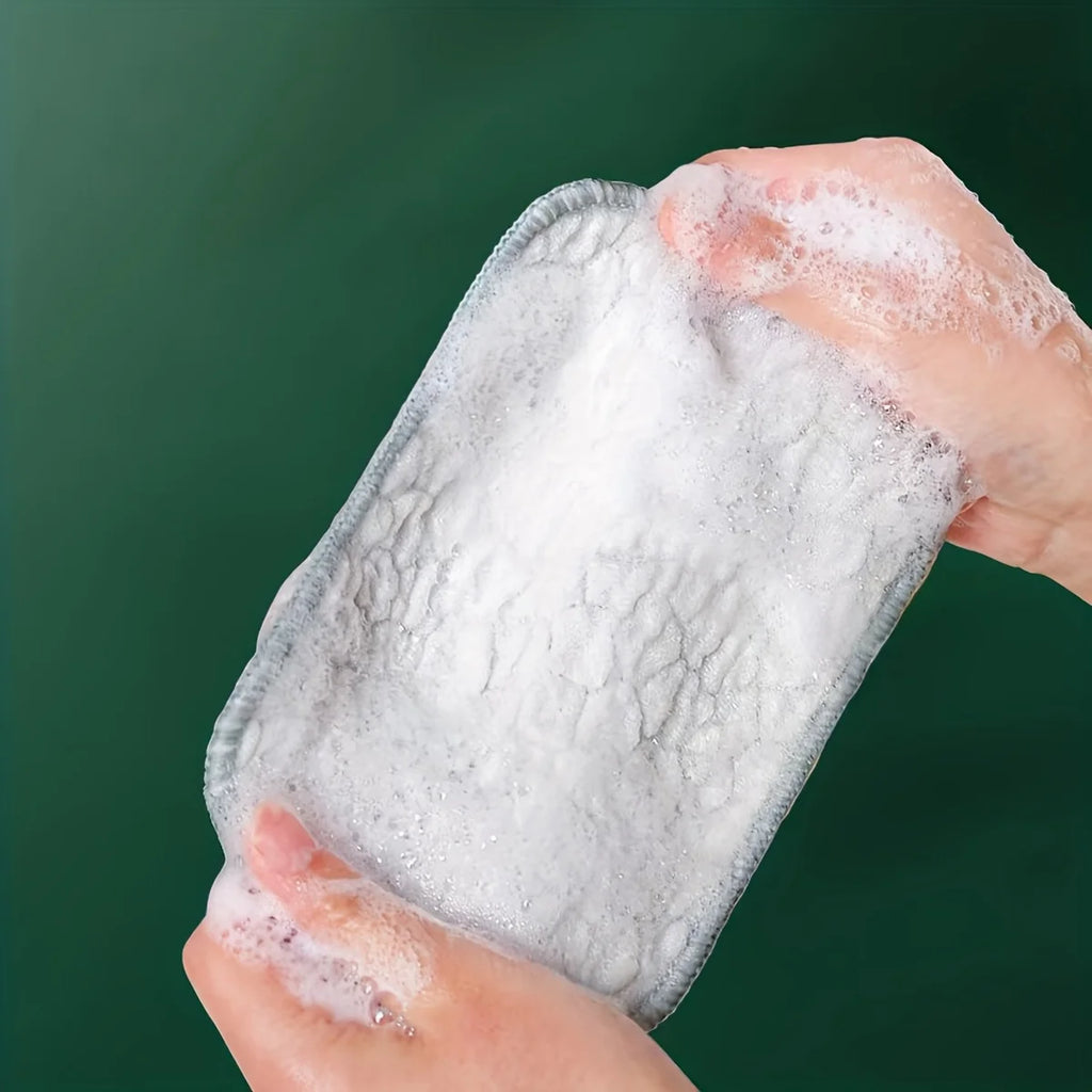 Microfiber Double-Side Dishcloth – Reusable Non-Stick Washcloth