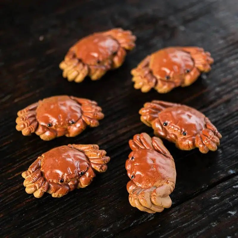 Zisha Large Crab Tea Pet Crab Small Ornament Eight Directions Tea Playing Oasis Select