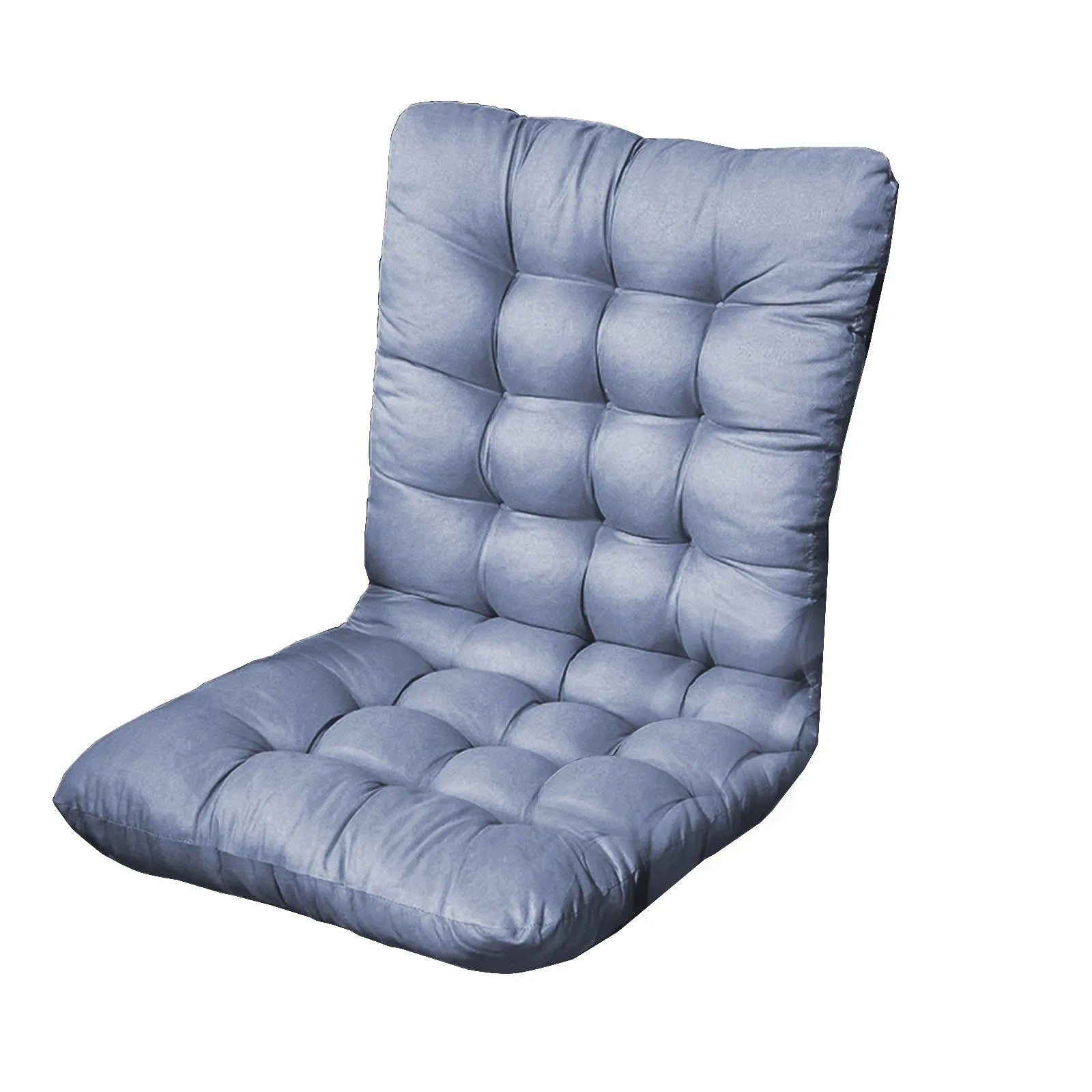 Winter Desk Chair Cushion with Back Support Thickened Good Elasticity And Softness Keep Warm Office Chair Seat Cushion Rocking Oasis Select Dark Blue