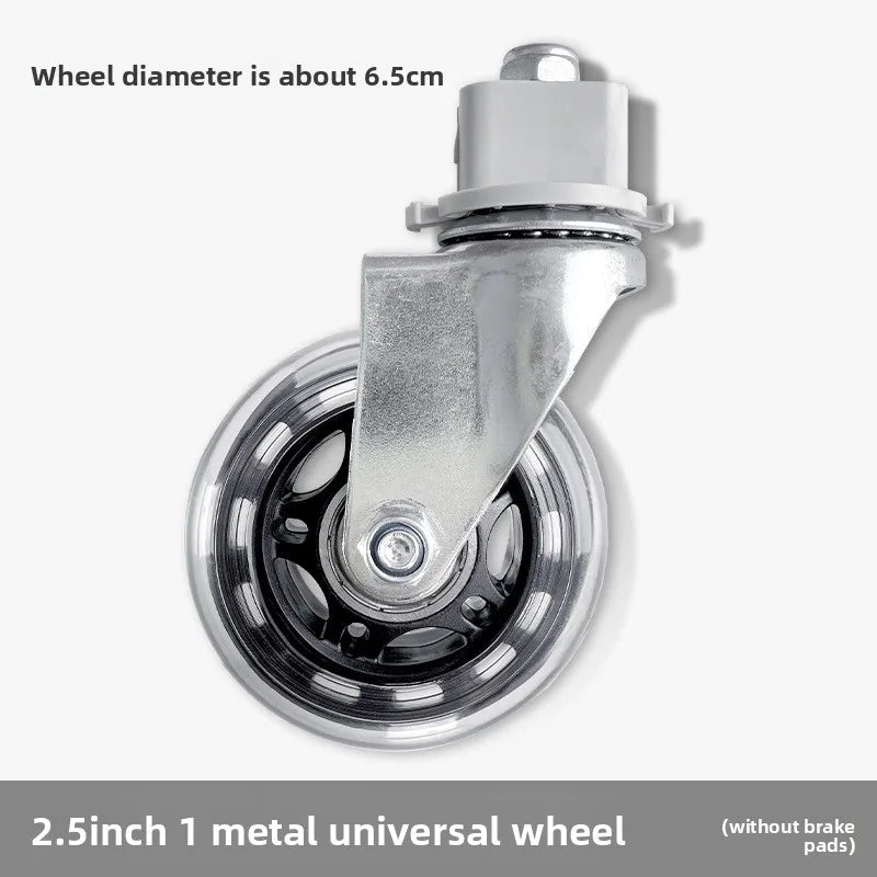 2inch Universal Mute Office Chair Wheel Caster Heavy Duty Swivel Castor Replace Furniture Wheels Roller Rubber Brake DIY Oasis Select E