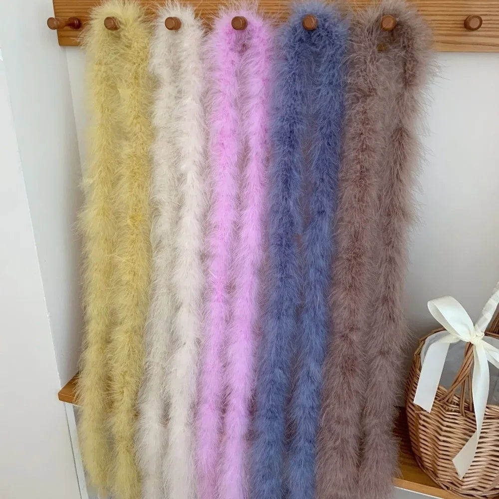 Fashion 2 Meter Decorative Strip Faux Fur DIY Apparel Sewing Fluffy Trim Cuff Strip Home Decor Artificial Fur Decoration Oasis Select