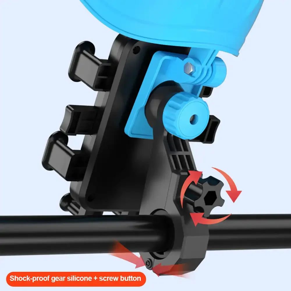 Motorcycle Helmet Phone Holder | Waterproof Sun Shade Mount