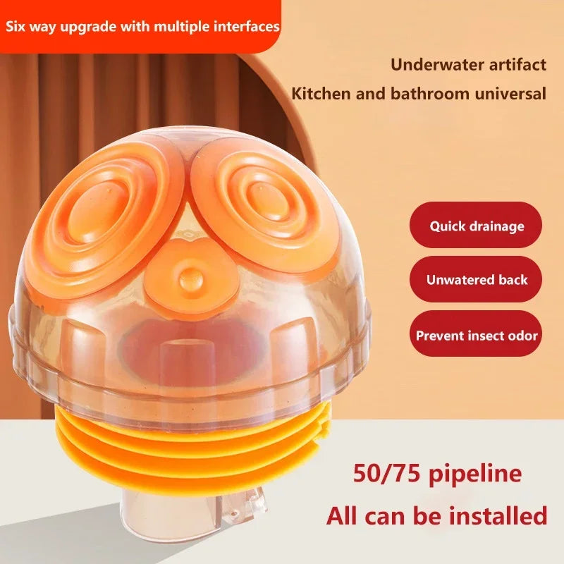 1PCS Anti Odor Drain Shower Multifunctional For Kitchen Sink Pipe Set Adapter Deodorant Dishwasher Accessories Oasis Select
