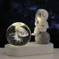 Astronaut Night Light Desktop Small Ornaments Decorative Crystal Ball