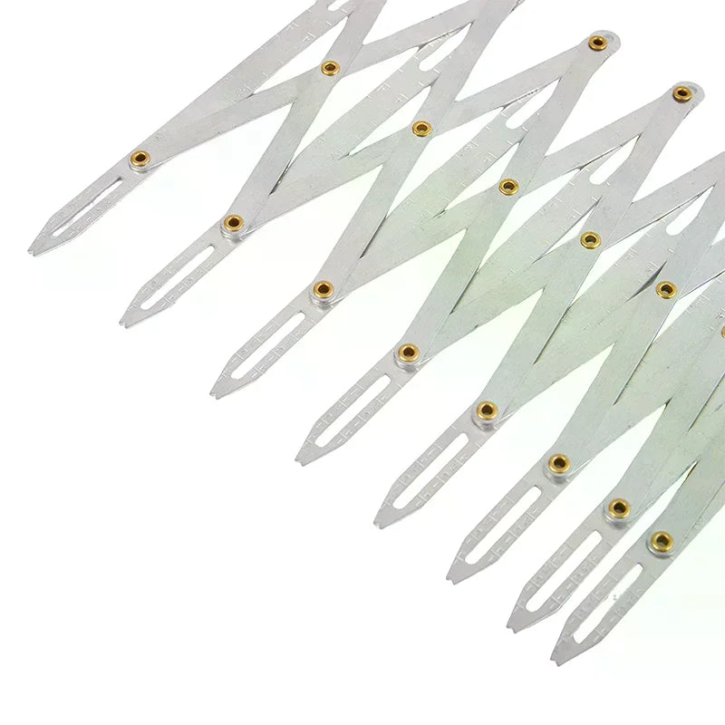 Buttonhole Spacer Expanding Crafting Guide Rule Sewing Gauge Equidistant Measuring Marking Tool for Grommet Button Holes Oasis Select