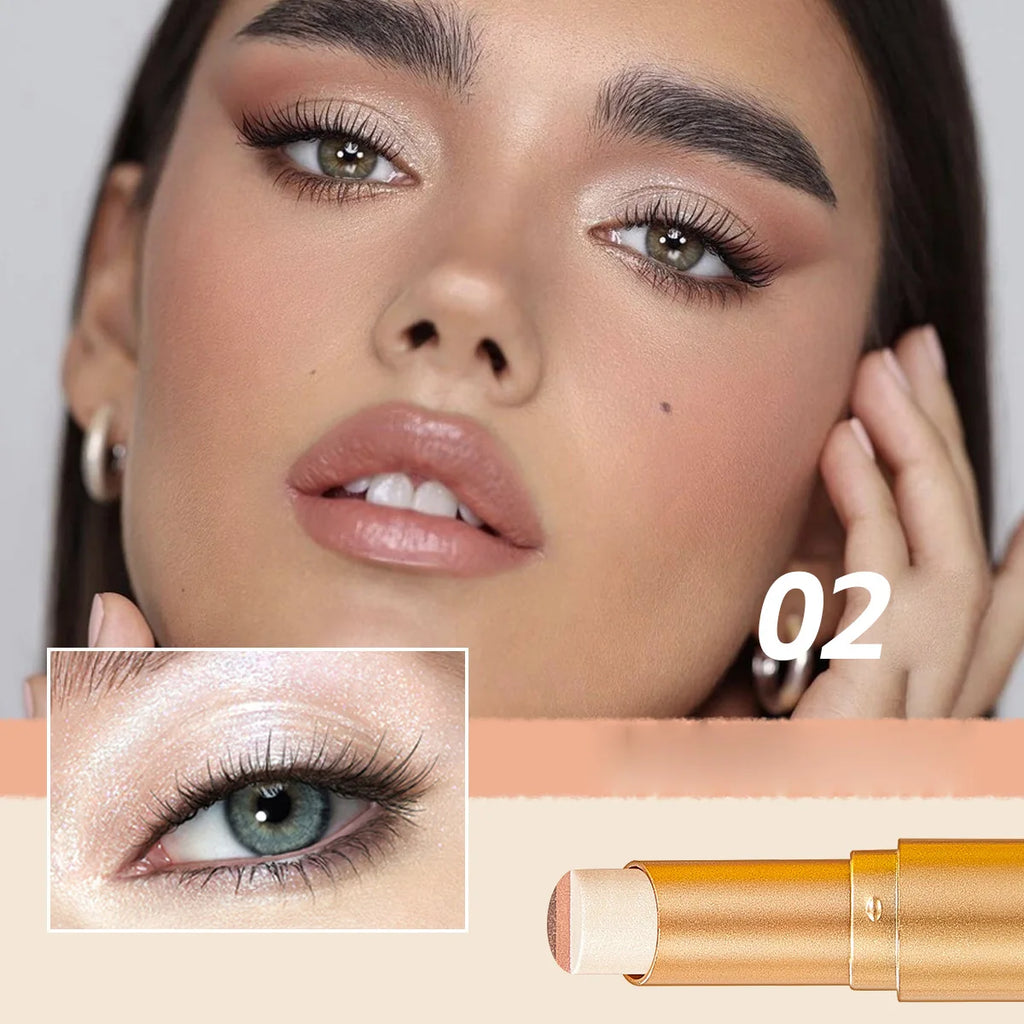 3-Color Waterproof Eye Shadow Stick – Easy Beginner Eyeshadow Eye Shadow Stick Oasis Select 02