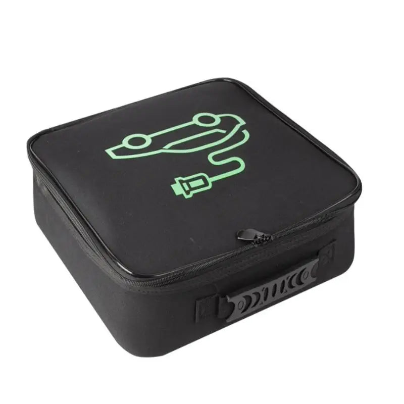 Electric Car Battery Jumper Cable Plugs Bag Waterproof EV Car Charging Cable Sockets Storage Organizer For Charging Cables Cords Oasis Select
