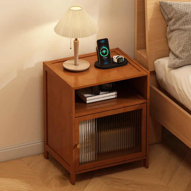 Bedside table storage rack, small household bedroom bedside cabinet alternative, 2024 new model, simple and modern for rental ro Oasis Select