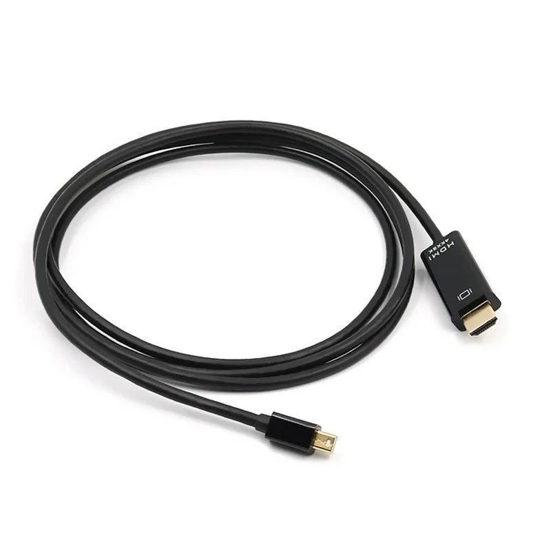 1.8M 4k Mini DP to HDMI-compatible Cable Adapter for MacBook Pro Air Mini DisplayPort Thunderbolt to HDMI Converter Cable Oasis Select
