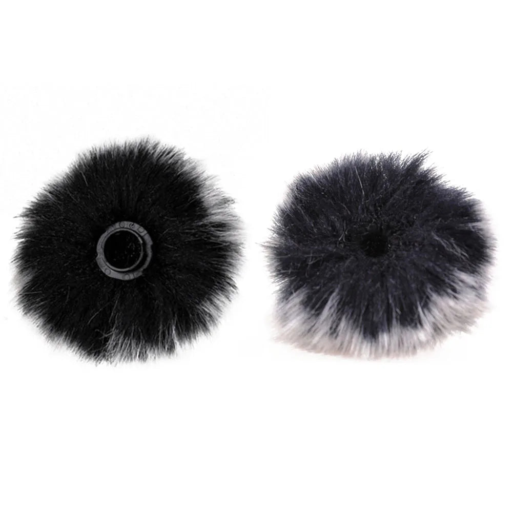 Lavalier Microphone Furry Windshield Mic Windshield Wind Muff Cover Foam Filter Sponge Microphone Windproof Cover For 5-12/15mm Oasis Select