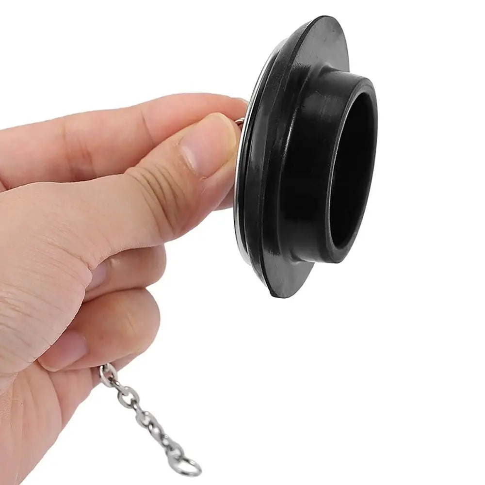 1Pcs Durable Rubber Tub Stopper With Chain Universal Bath Tub Drain 4/4.3/5cm With Hanging Ring Bathtub Plug Bathtub Accessories Oasis Select