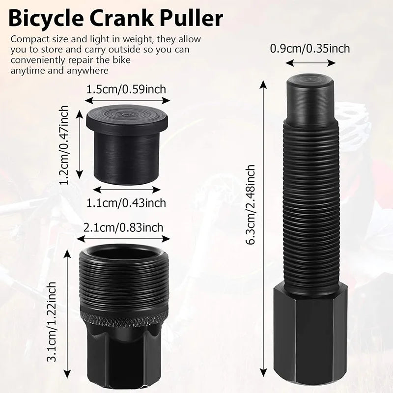 1Pc Bicycle Crankset Puller Crank Arm Puller Remover Bike Tools Mountain Crank Extractor Bicycle Carbon Steel Repair Tool Oasis Select