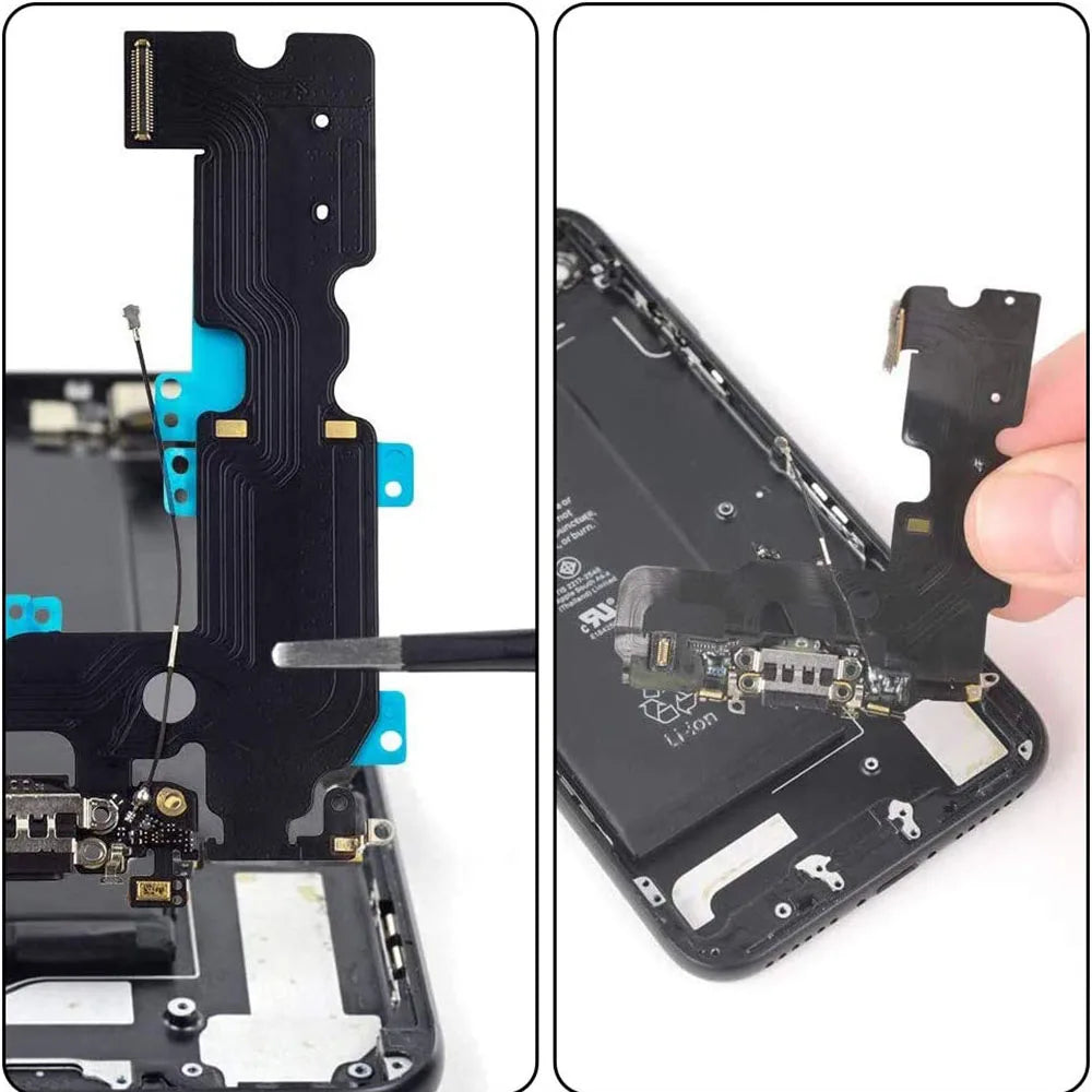 iPhone 7 8 X XR XS Max Charging Port Dock Flex Cable + Mic