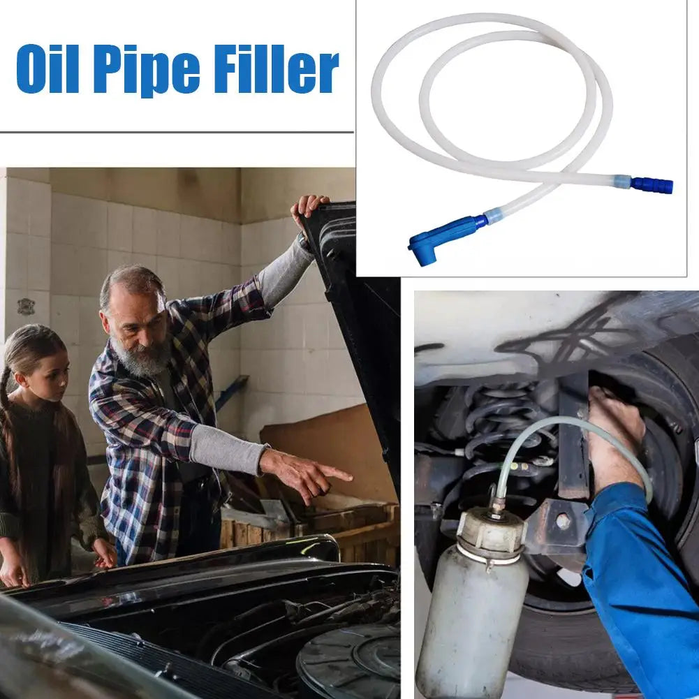 Car Brake Fluid Oil Exchange Pump with 50cm Oil Pumping Hose Empty Drained Oil Bleeder Auto Brake Oilling Connector Oil Filling Oasis Select