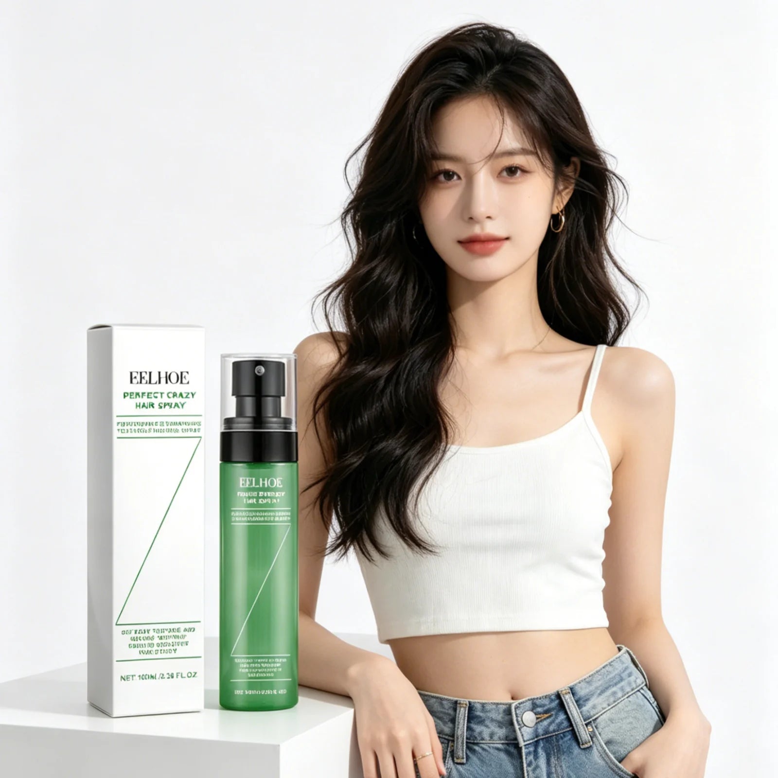 EELHOE Volumizing Hair Spray Oil Control Refreshing Anti Frizz Quick Dry Lightweight Non Greasy Soft Smoothing Hair Spray 100ml Oasis Select