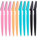 5/10Pcs Eyebrow Trimmer Face Blade Shaver Portable Eye Brow Epilation Hair Removal Safety Eyebrow Cutting Woman Makeup Tools Oasis Select 10Pcs Mix Color