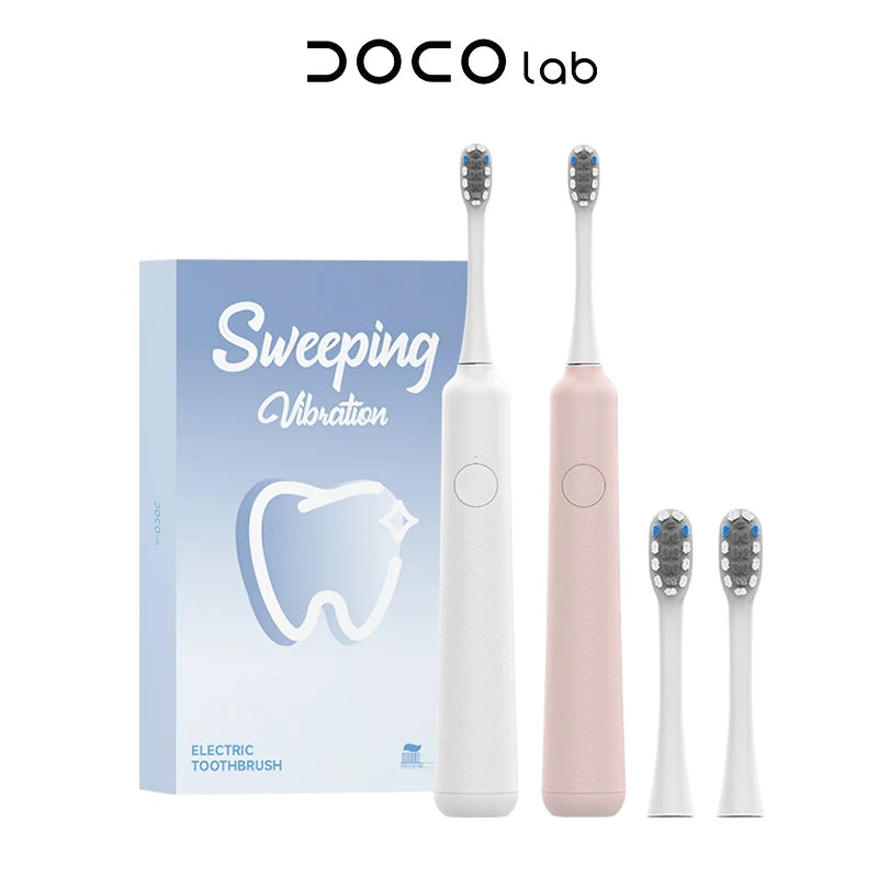 DOCO Sonic Electric Toothbrush vibration Smart Tooth Brush Head USB Rechargeable IPX7 Waterproof 3-gear Mode Oasis Select