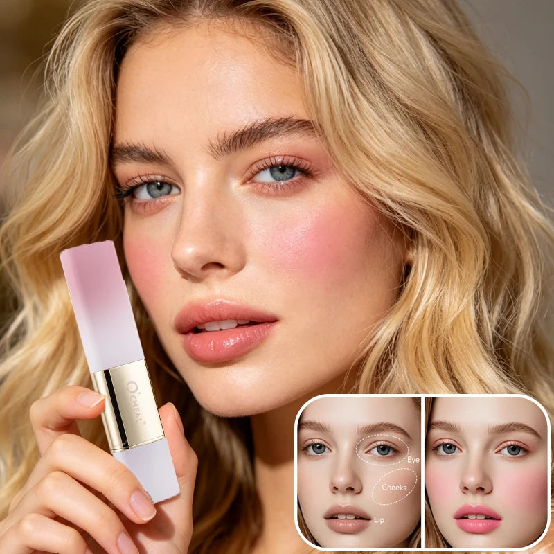 Waterproof Powder Blush Stick – Long-Lasting Natural Finish Powder Blush Stick Oasis Select 1PCS