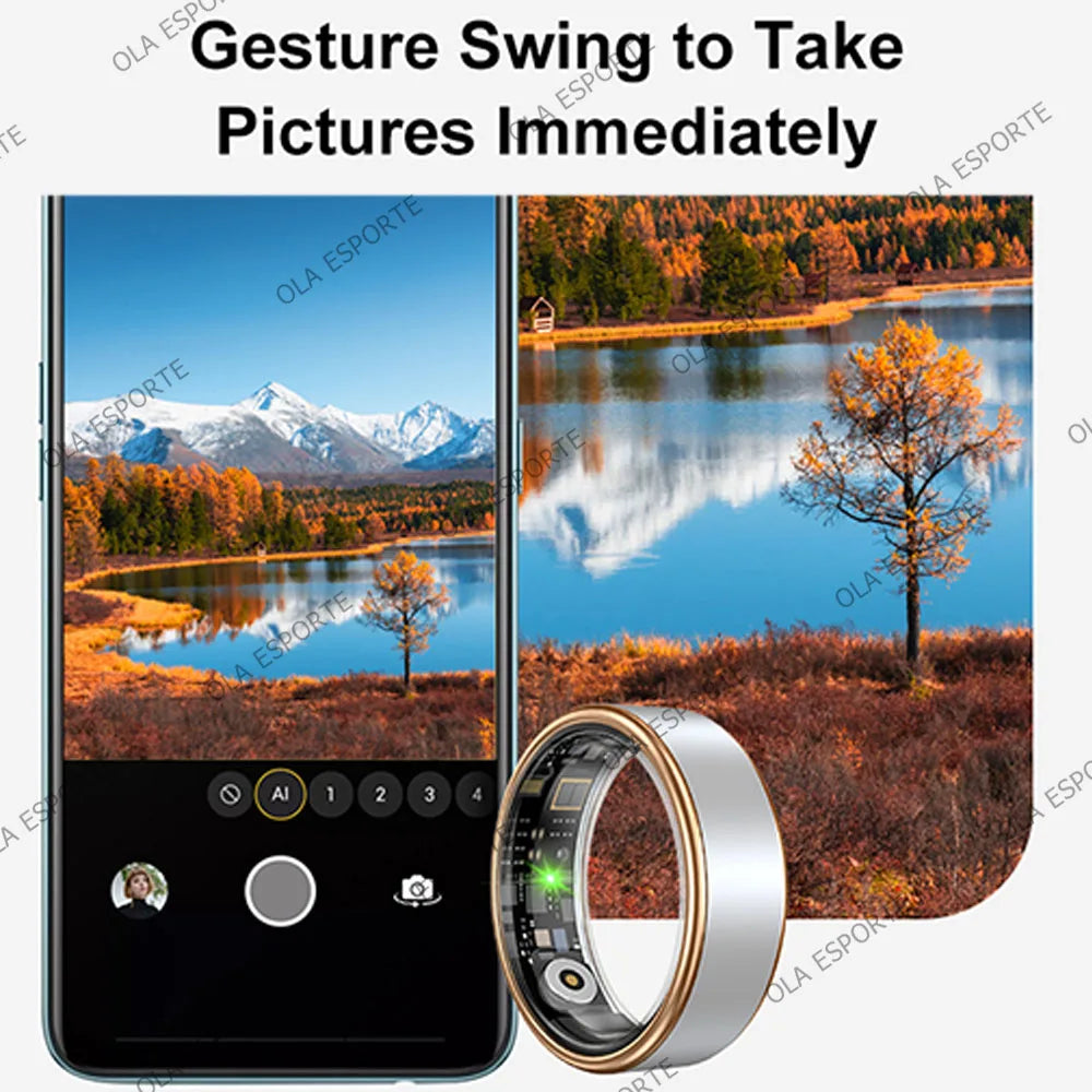 Smart Ring 2025 – GPS Fitness, Sleep & Heart Rate Tracker