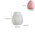 DIY Creative Flower Relief Easter Egg Silicone Mold Aroma Candle Plaster Resin Ornaments Mould Easter Home Decoration Oasis Select Style 1