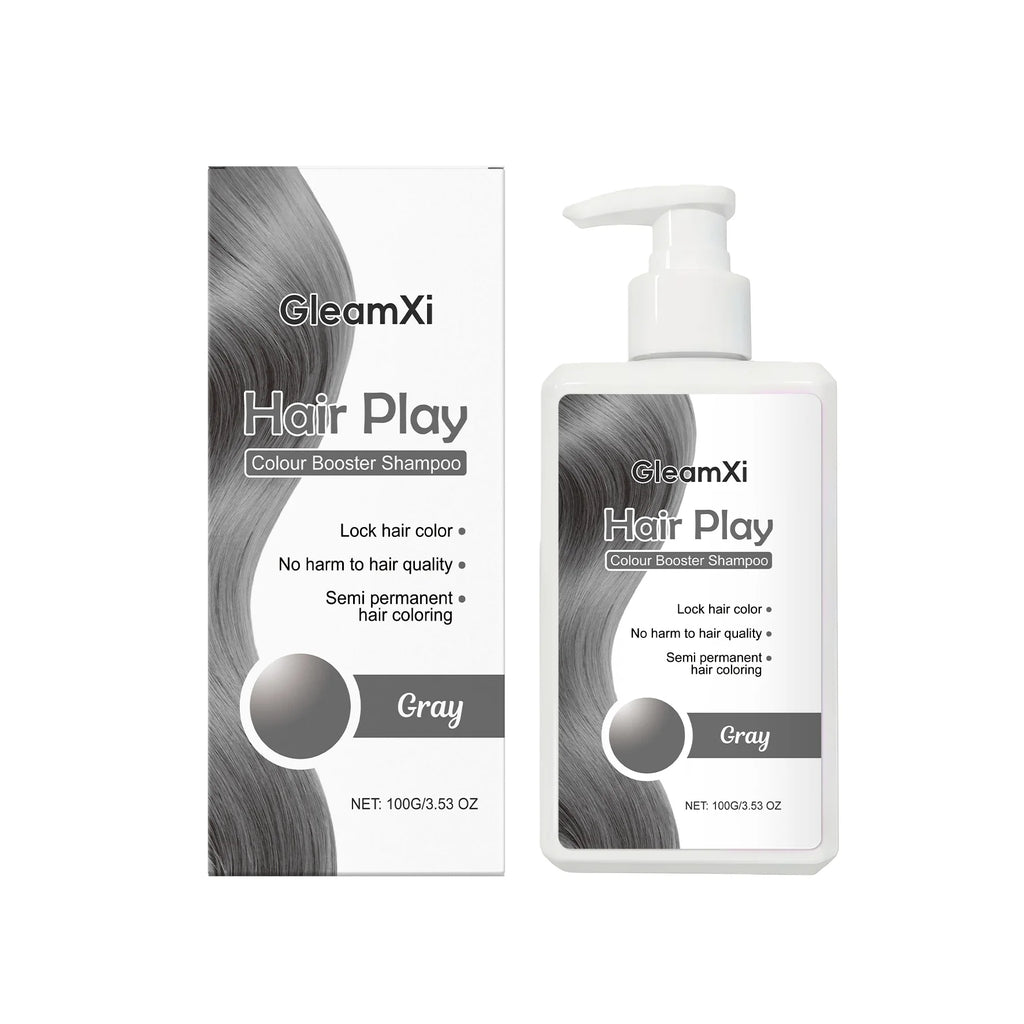 Hair Coloring Shampoo Color Enhance Hair Dye Protection Fade Yellow After Bleach Hair Non-Irritating Fixing Hair Dye Shampoo Oasis Select Gray