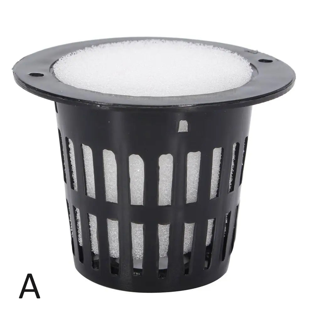 10pcs Germinate Hydroponic Garden Clone Vegetable Plant Grow Net Cup Nursery Pots Planting Basket Mesh Pot Oasis Select A