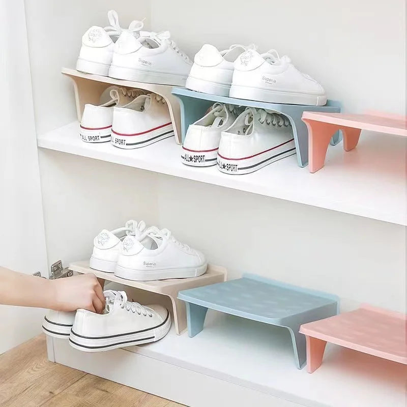 Household Shoe Rack Organizer Shoes Footwear Storage Stand Support Space Saving Cabinet Closet Holder Save Space Modern Bracket Oasis Select