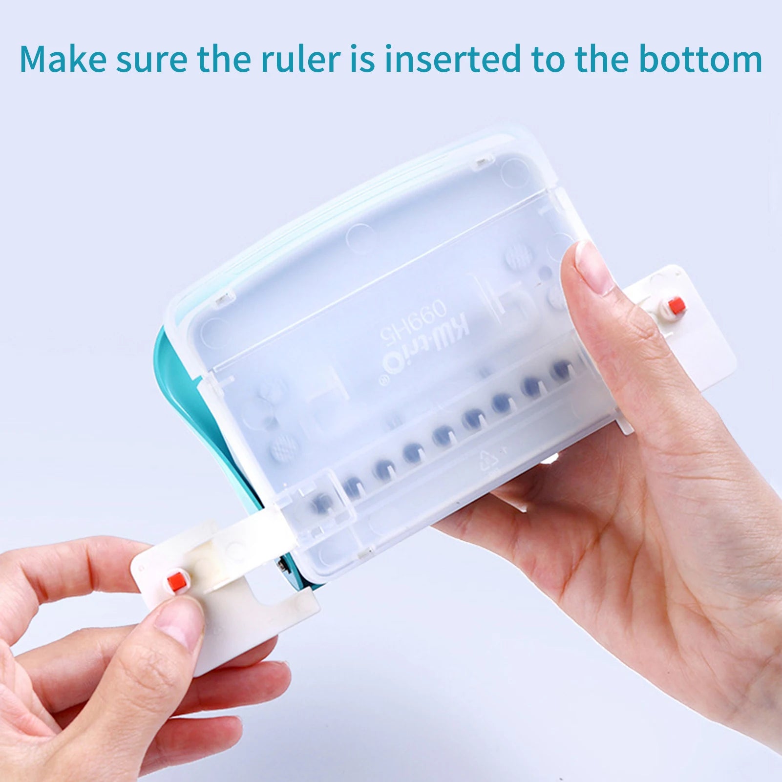 10-Hole Paper Punch Handheld Metal Puncher Support Multiple 20/26/30 Hole Punching 10 Sheet Capacity for A4 A5 B5 Notebook Oasis Select