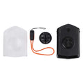 5000mAh Bike Headlight with USB Charging Capability 5V 2A Output Features Detachable Mounting Base and Charging Cable Oasis Select A