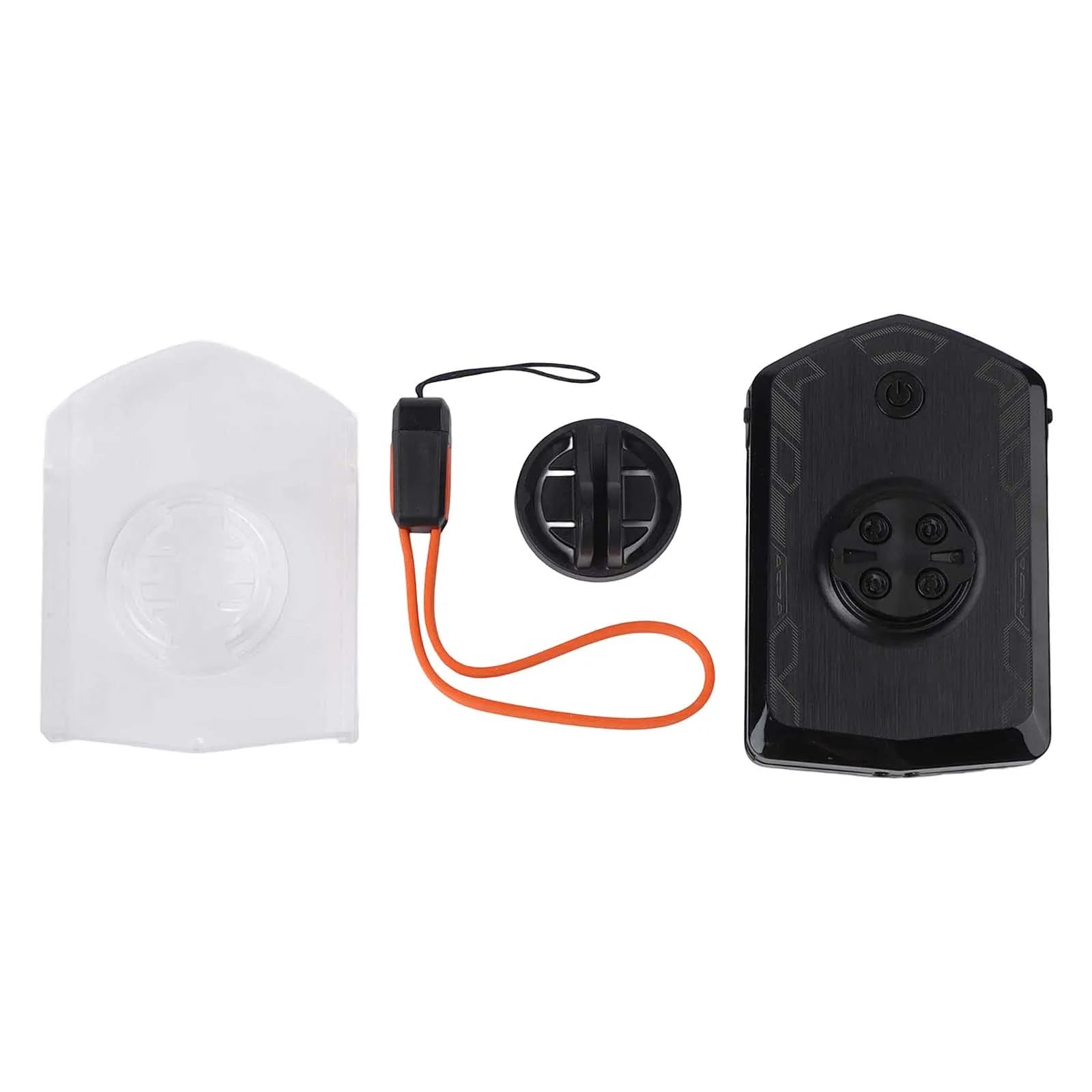 5000mAh Bike Headlight with USB Charging Capability 5V 2A Output Features Detachable Mounting Base and Charging Cable Oasis Select A
