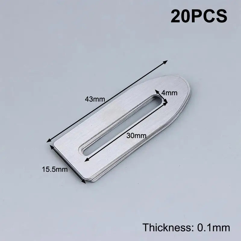 20Pcs 43x15/55x15mm Sheet Separator For Komori Roland Printing Machine Separator Parts Thickness 0.1/0.15/0.2mm Oasis Select A1
