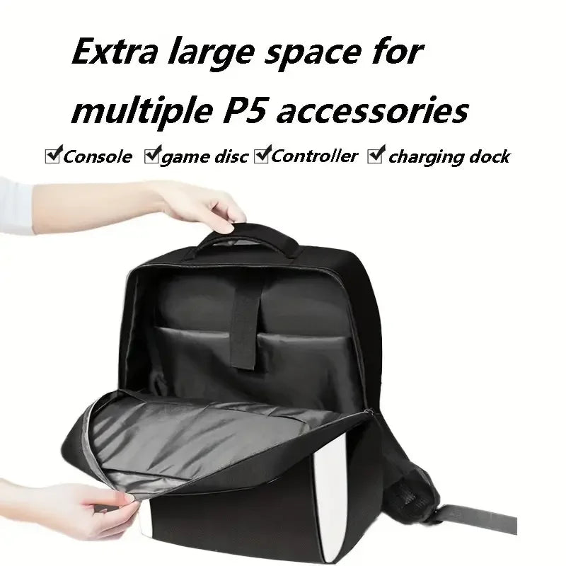 PS5 & PS5 Slim Travel Backpack – Console & Controller Carry Bag