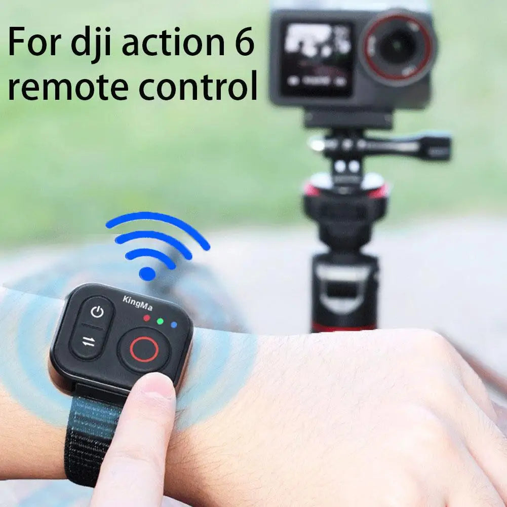 For DJI ACTION 6/ ACTION 5 PRO/ACTION 4/OSMO 360 5.0 Bluetooth Wireless Remote Control Selfie Remote Controller With Wrist Strap Oasis Select