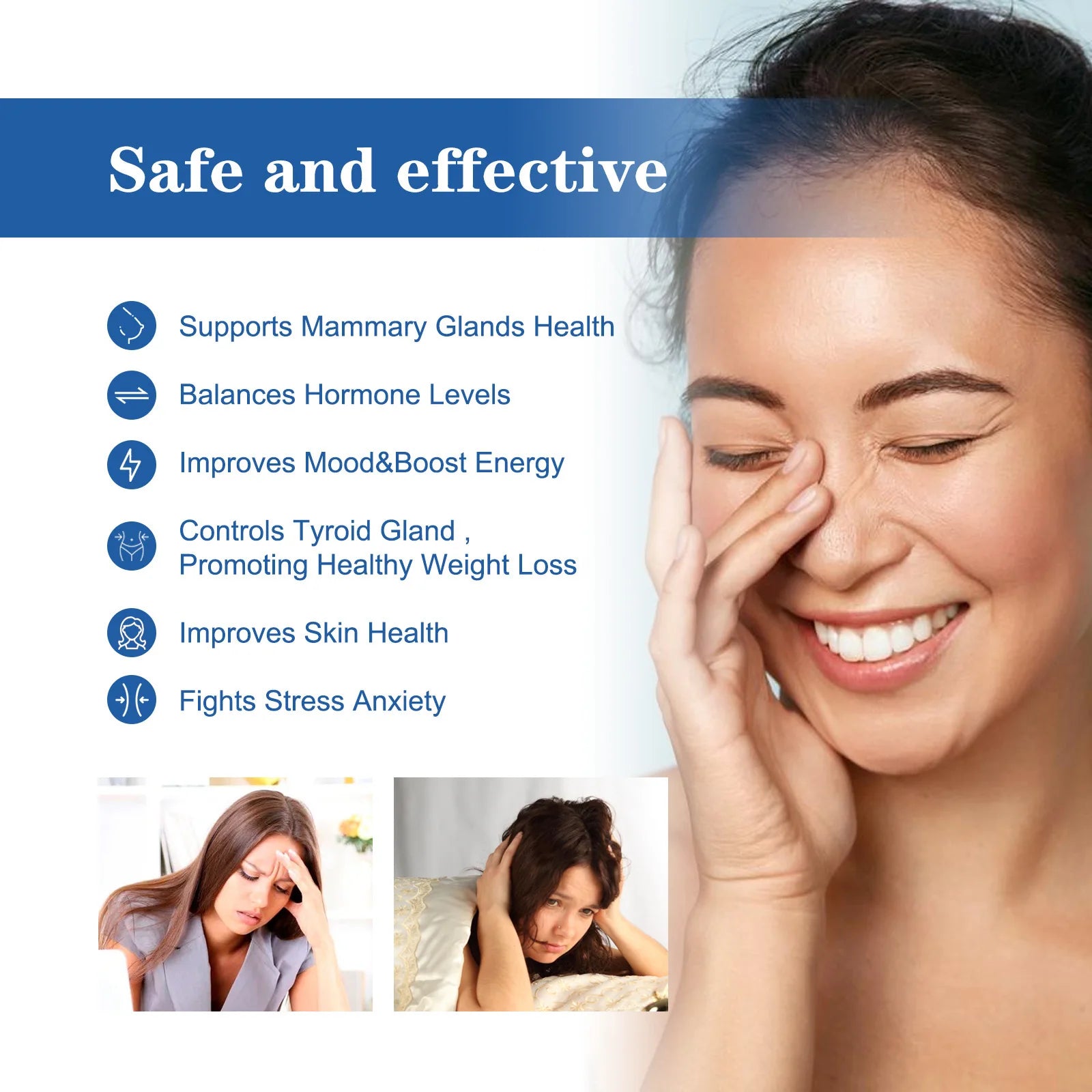 Women's Care Cream Gently Moisturizes, Enhances Vitality, Gently Cares for Balance, and Applies Cream Oasis Select