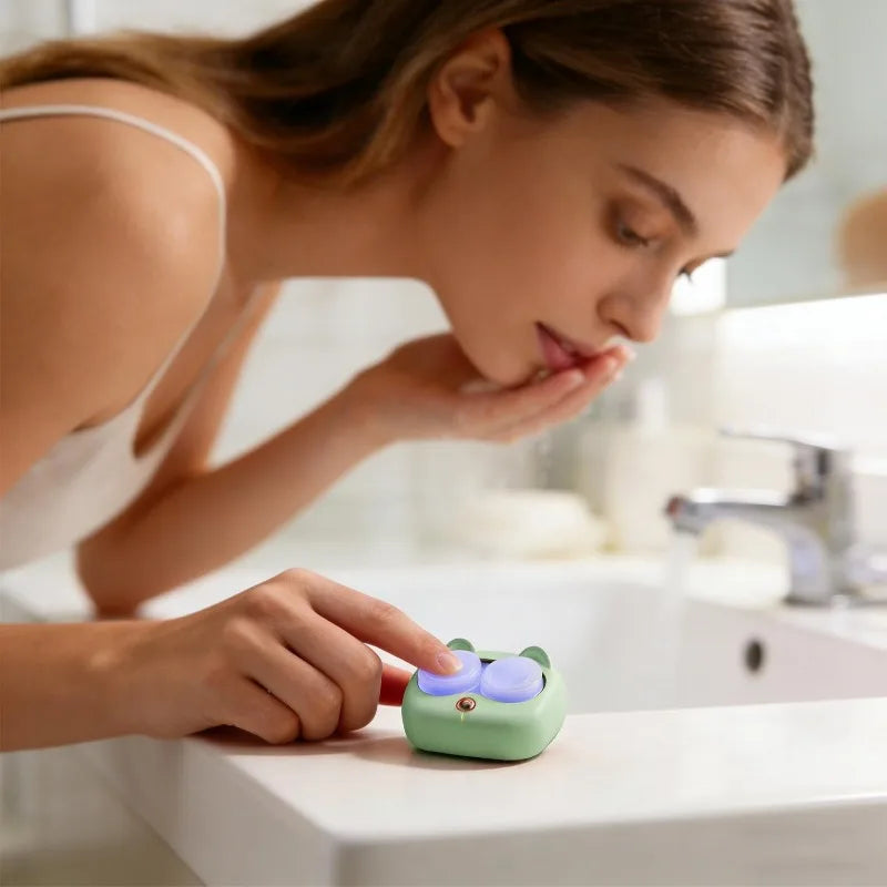 Ultrasonic Contact Lens Cleaner – Portable Protein Removal