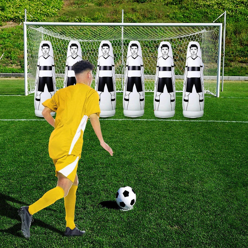Inflatable Soccer Dummy Goalkeeper Free Kick Defender Mannequin Soccer Training Mannequin Oasis Select
