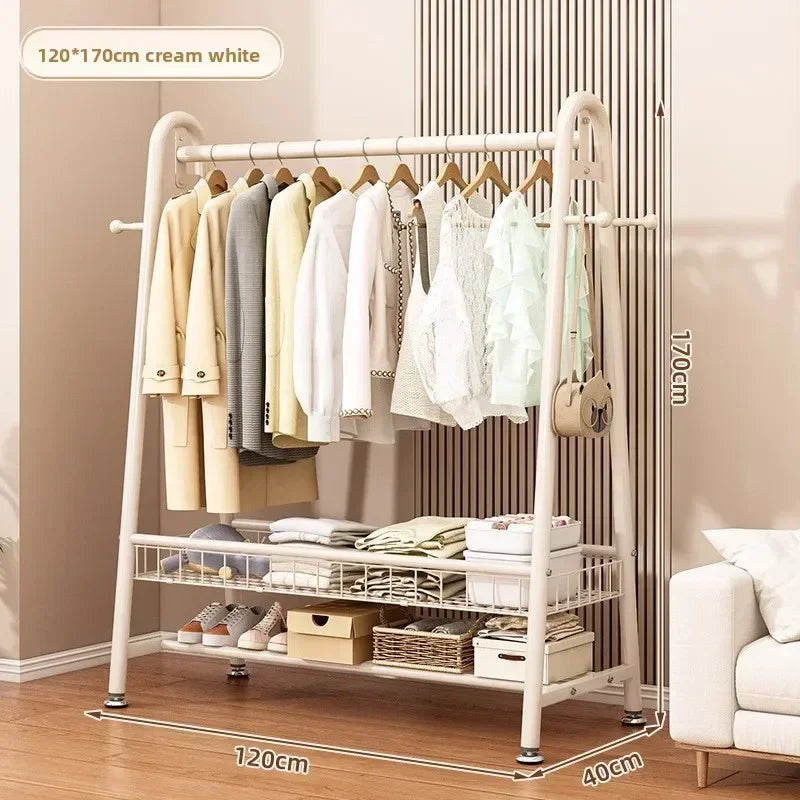 Simple Coat Rack Floor-to-ceiling Indoor Drying Storage Household