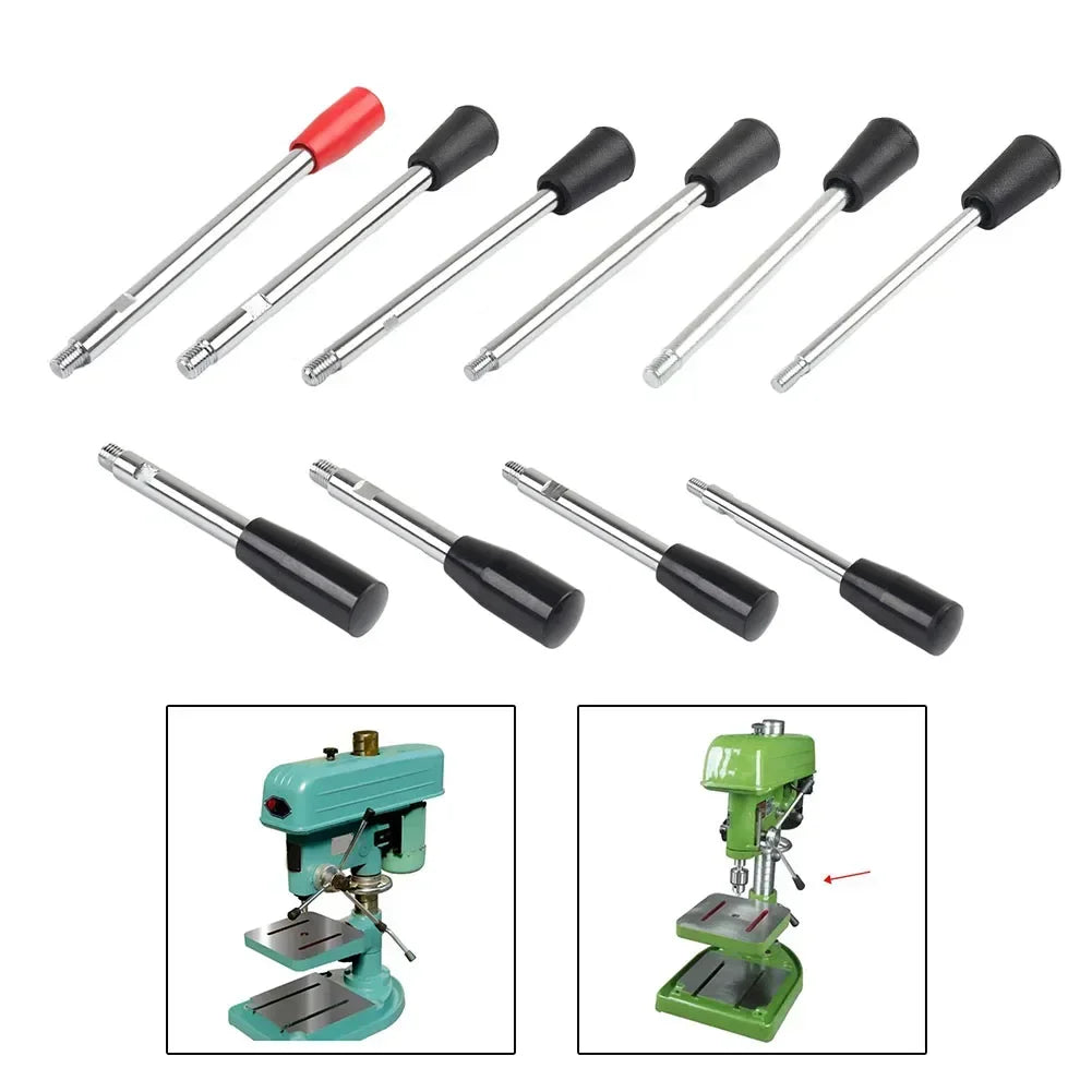 M6-M12 Fixed Long Grip Handle Bakelite Knob Handle Work Rod Machine Tool Work Handle Bar Bench Drill Accessories Oasis Select