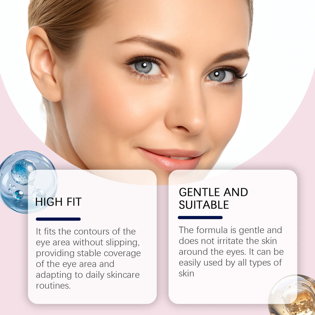 Collagen Polypeptide Eye Mask Glows And Hydrating Moisturizing Fade Dark Circles Puffiness Anti Aging Mask Eye Care Product Oasis Select