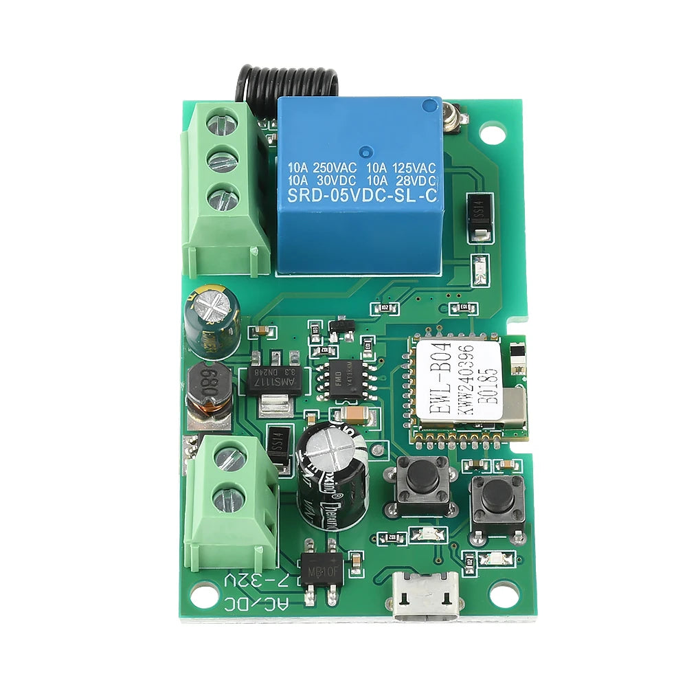 DC 5V 7V-32V Wifi Relay Module for eWeLink APP Remote Control Self-lock Wireless Delay Relay for Smart Intelligent Home Oasis Select