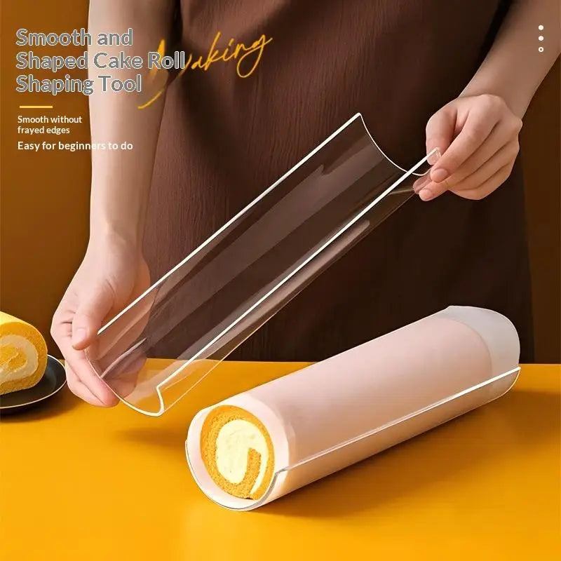 1pc Thickening Cake Roll Shaping Retainer Acrylic Semicircle Cake Mold Pastry U-shaped Baking Tool Oasis Select