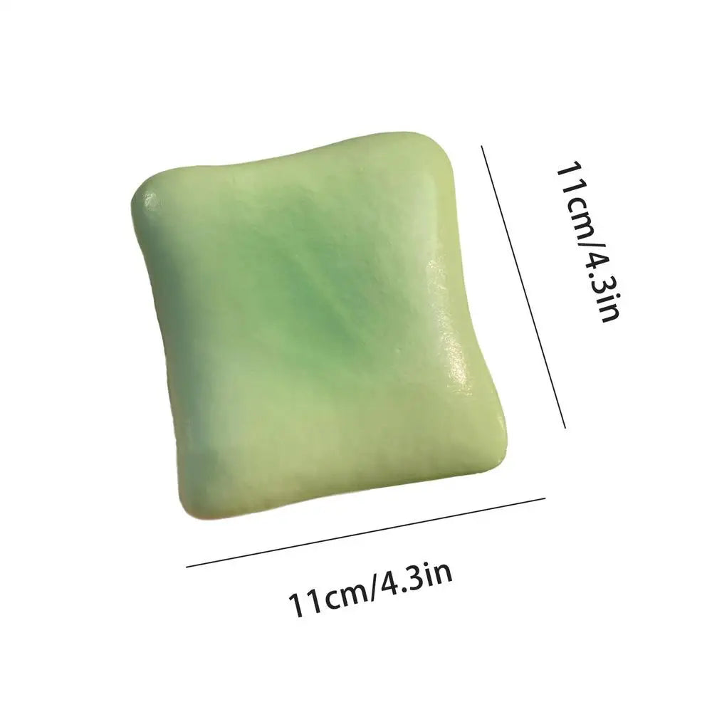 Squishys Simulated Toast Bread Squeeze Toy Slow Rising Stress Relief Toys Sensory Fidget Toy For Anxiety Stress Fidget Toys Oasis Select Green
