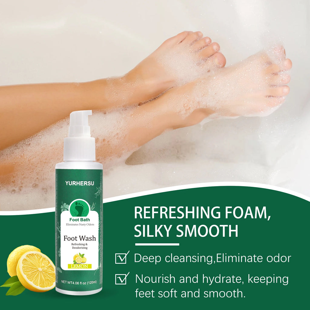 YURHERSU Foot Care Shower Gel – Moisturizing & Smoothing Foot Care Gel Oasis Select