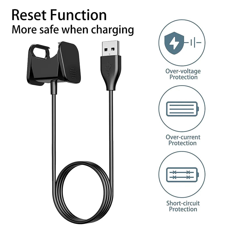 USB Charger Cable for Fitbit Charge 4 – Dock Adapter Fitness Tracker Charger Oasis Select
