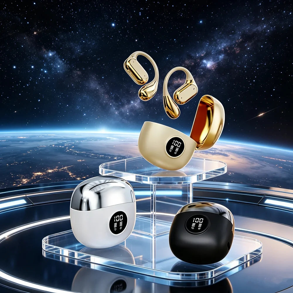 Original TWS clip-on sports headphones fasion comfortable headset music deep bass hanging Earbuds Apply to smartphones Oasis Select