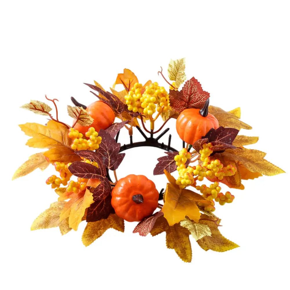 Halloween Dark-Style Candle Holder Wreath | Table Decor