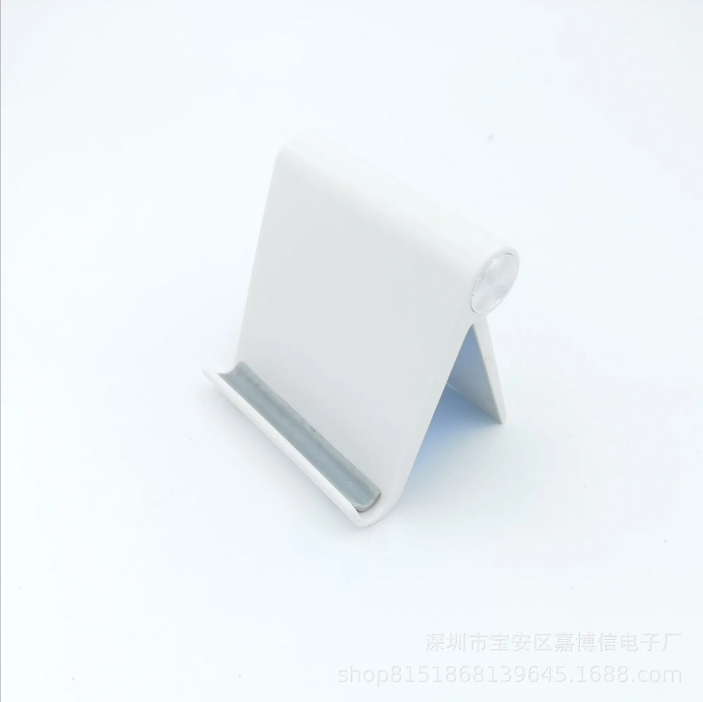 High Quality Tablet Holder Stand For iPad Kindle Foldable Adjustable Angle Desk Mount For iPhone 13 12 Pro Max Mini Samsung S21 Oasis Select WHITE